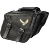 Willie and Max Black Magic Compact Slant Saddlebags