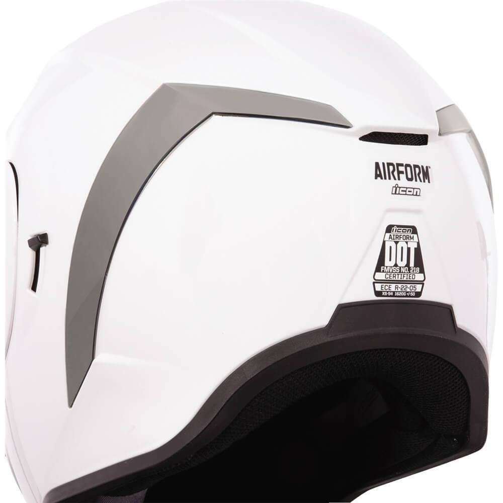 icon airflite helmet spoiler Airflite Rear Performance Moto Parts Icon Airflite Replacement Airfoil SB Icon Motosports Rear Spoiler for