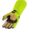 Icon Hypersport GP Hi-Viz Leather Gloves