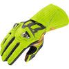 Icon Hypersport GP Hi-Viz Leather Gloves