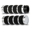 Arlen Ness Ring Leader Fusion Grips - Chrome