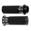 Arlen Ness Deep Cut Fusion Grips - Black