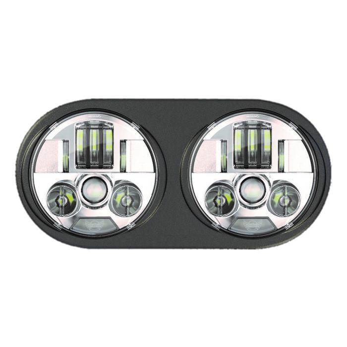 Custom Dynamics ProBEAM LED Headlamp for RoadGlides - Chrome
