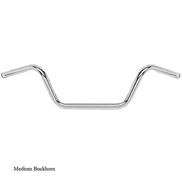 Biker's Choice 1" Medium Buckhorn Custom Handlebar