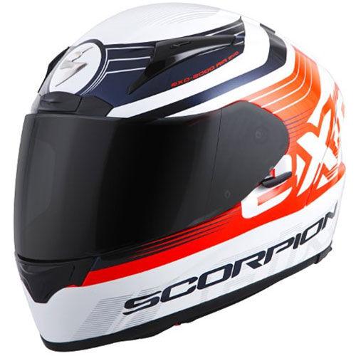 Scorpion EXO-R2000 Fortis White-Orange Helmet Scorpion EXO-R2000 Fortis White-Orange Helmet