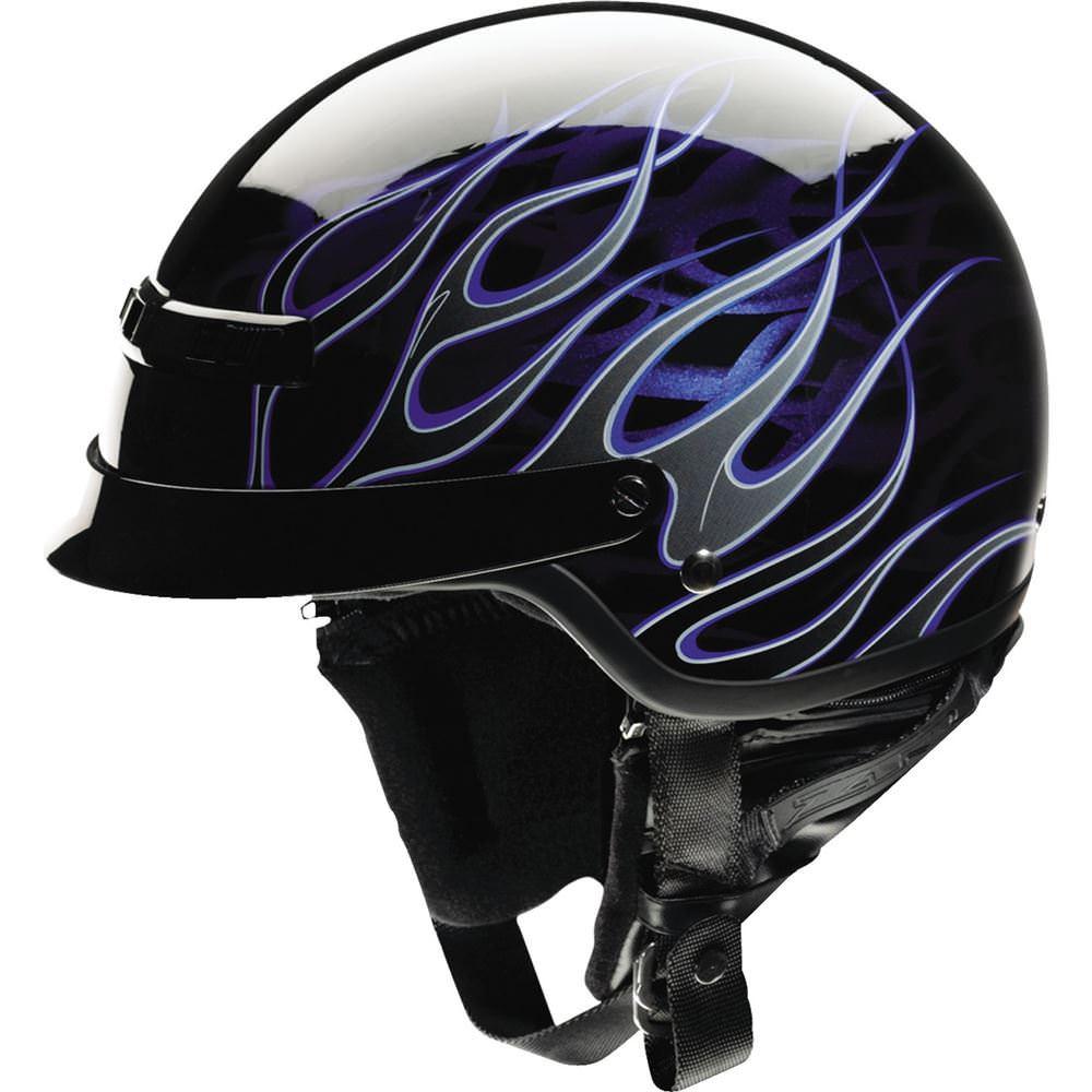 fue half motorcycle helmets Z1R Nomad Hellfire Half Helmet – Motorangutan