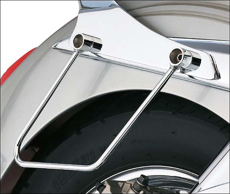 Cobra Chrome Saddlebag Supports (Honda)