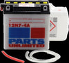 Parts Unlimited Maintenance Free Battery 12N7-4A