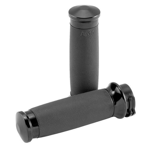 Avon Custom Contour Black Grips (Harley Davidson)