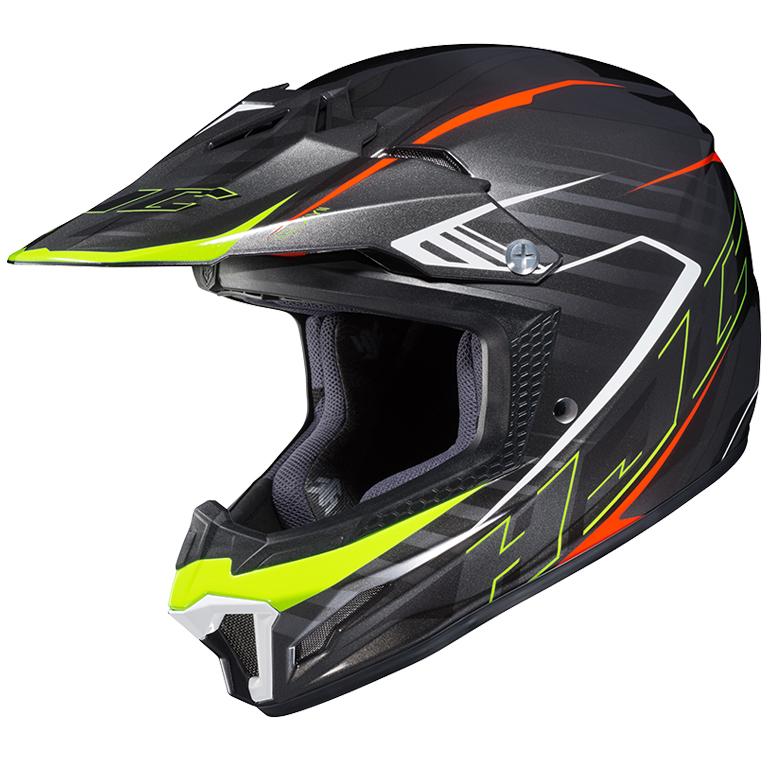 hjc cl 2 helmet HJC CL-XY 2 Youth Blaze Grey-Yellow-Red MC-5 – Motorangutan