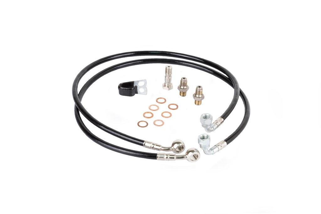 Galfer Superbike Stainless Brake Lines Black-Silver (Yamaha)