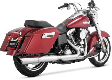 Vance & Hines Switchback Twin Slash 2-Into-1 Slip On (Harley Davidson)
