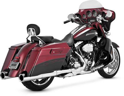 Vanes and Hines Power Duals - Chrome (Harley Davidson)