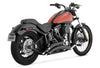 Vance & Hines Big Radius 2-into-2 - Black (Harley Davidson)