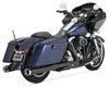 Vanes and Hines Power Duals - Black (Harley Davidson)