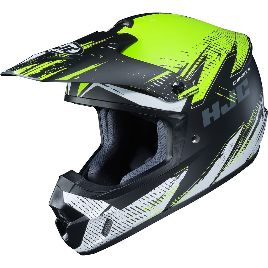 green hjc motocross helmets HJC CS-MX 2 Krypt MC-3HSF Off Road Helmet