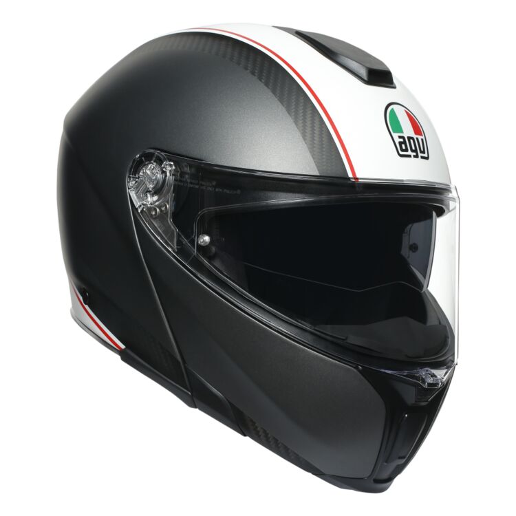 agv carbon modular helmet Streetmodular - Matte White with characteristics and protection at a higher level AGV Sportmodular Helmet - Full