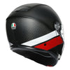 AGV SportModular Carbon Solid Adult Street Helmets-0100