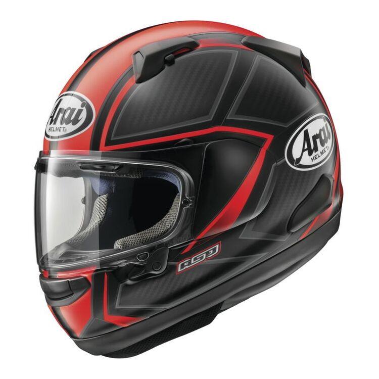 Arai Quantum-X Spine Black-Red Helmet
