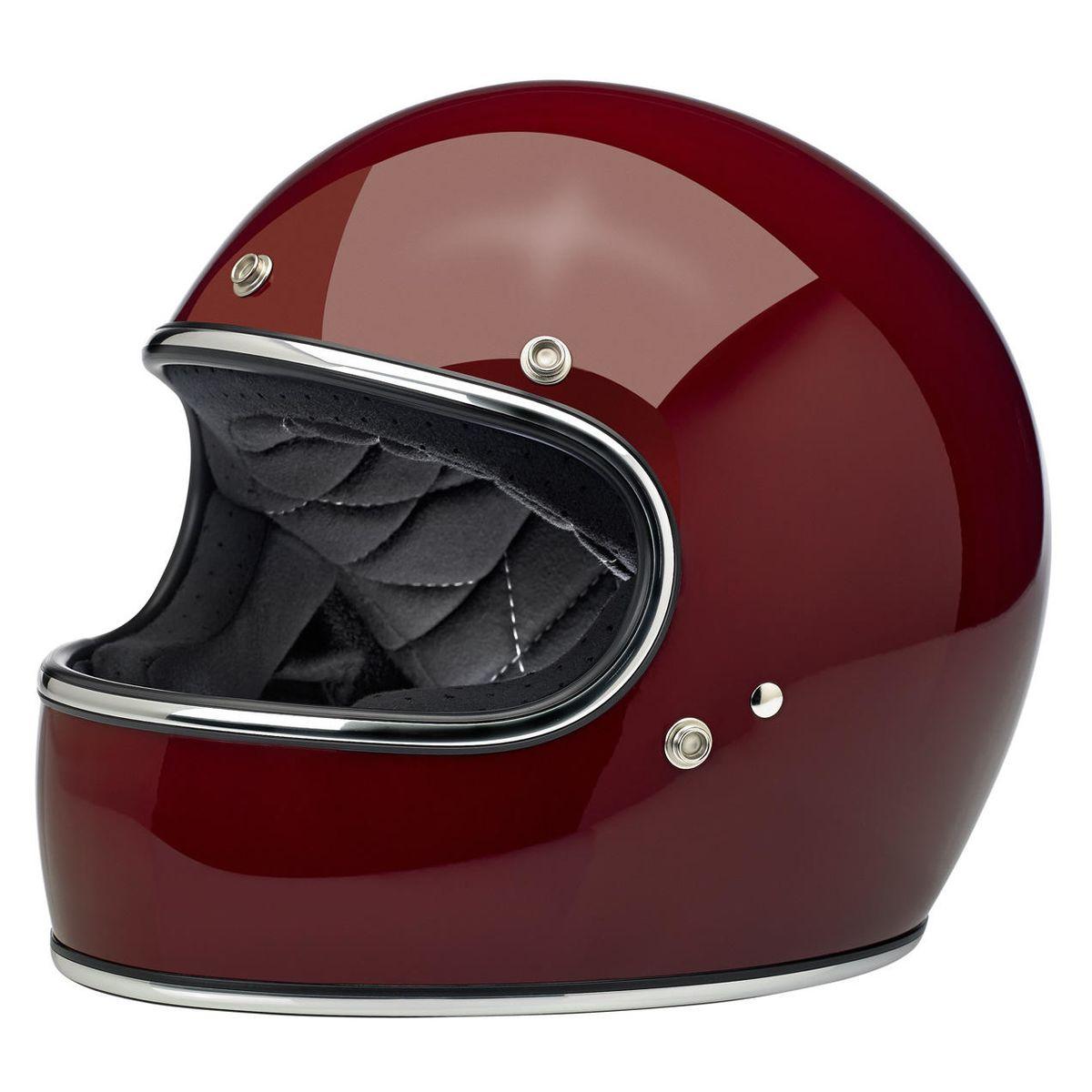 burgundy modular women motorcycle helmets Biltwell Gringo ECE Gloss Garnet Red Helmet – Motorangutan