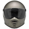 Biltwell Lane Splitter Flat Titanium Helmet