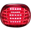 Custom Dynamics ProBEAM Squareback LED Taillight For Harley Davidson Red-No License Plate Window
