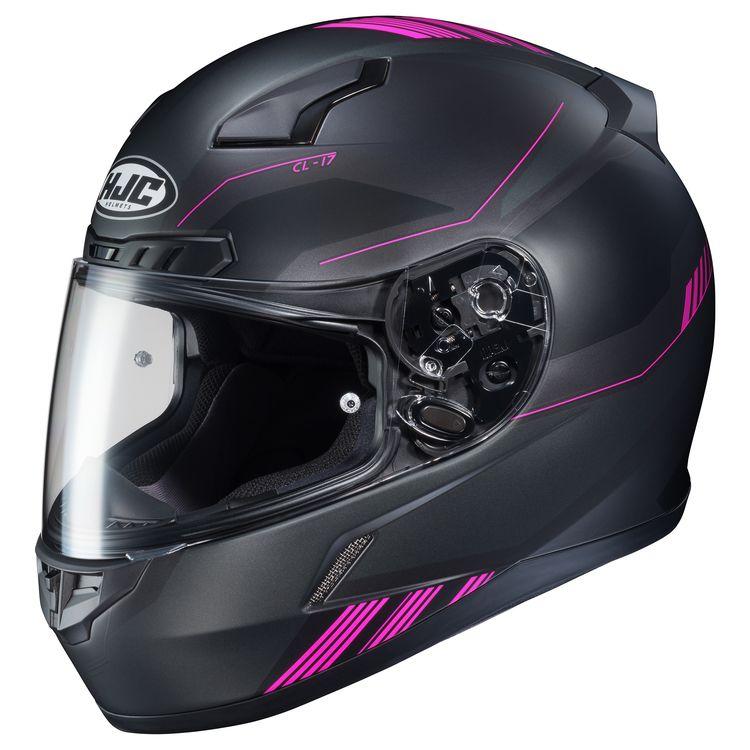 cl-17 hjc helmet HJC CL-17 Combat Matte Black-Pink Helmet