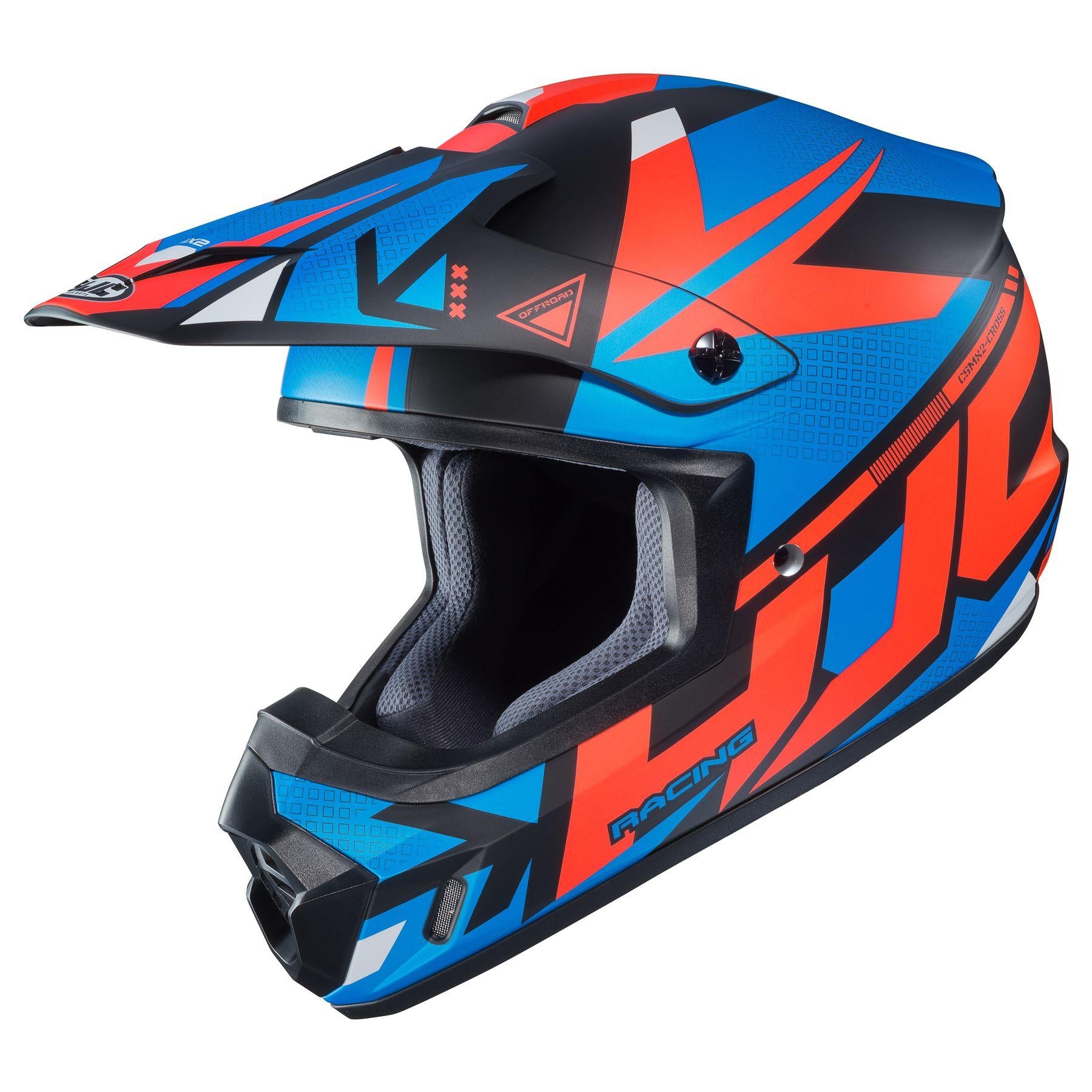 hjc cs mx 2 helmet CS-MX II CROX HJCs advanced polycarbonate composite shell is lightweight and offers a superior fit and comfort using advanced CAD technology HJC CS-MX 2 Krypt MC-1SF