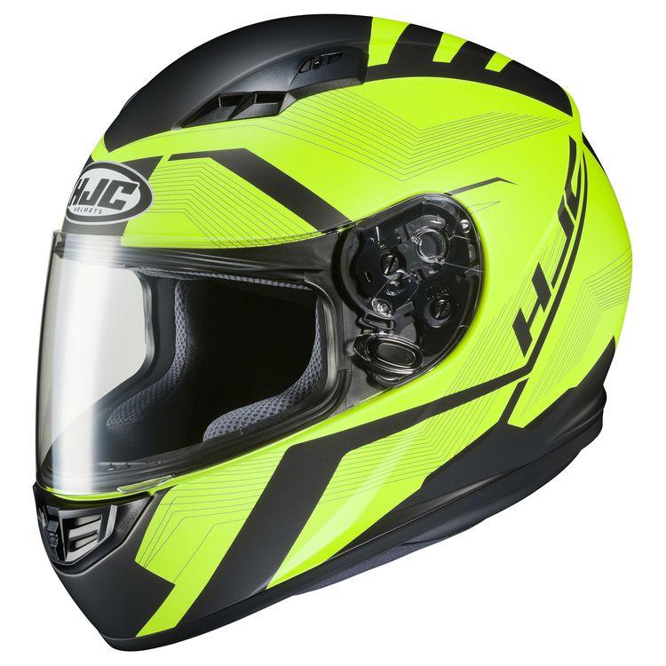 hi viz motorcycle helmet hjc HJC CS-R3 Faren Matte Black-Hi-Viz Yellow Helmet – Motorangutan