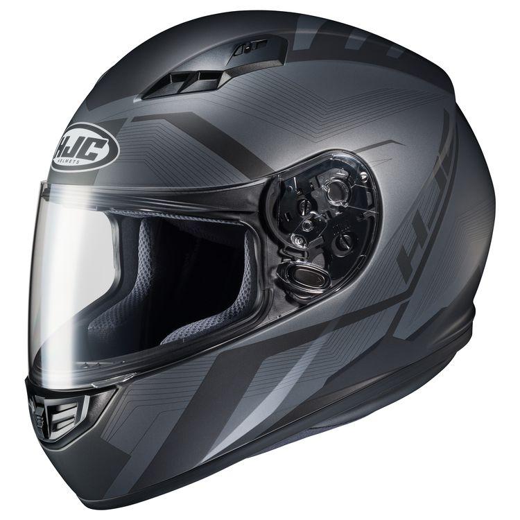 hjc black cs-r3 helmet HJC CS-R3 Faren Matte Black-Grey Helmet