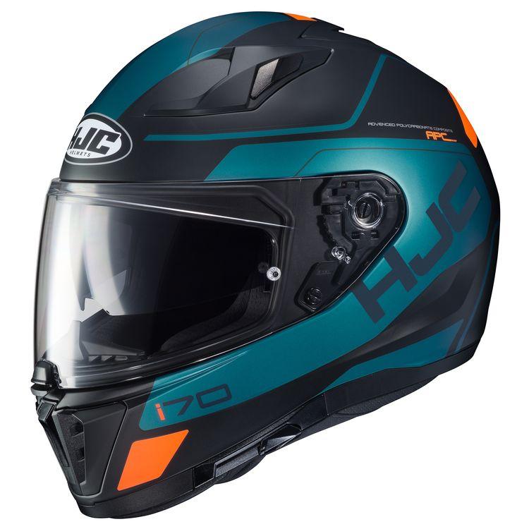 hi viz motorcycle helmet hjc HJC I70 Karon White-Grey-Hi-Viz Yellow Helmet