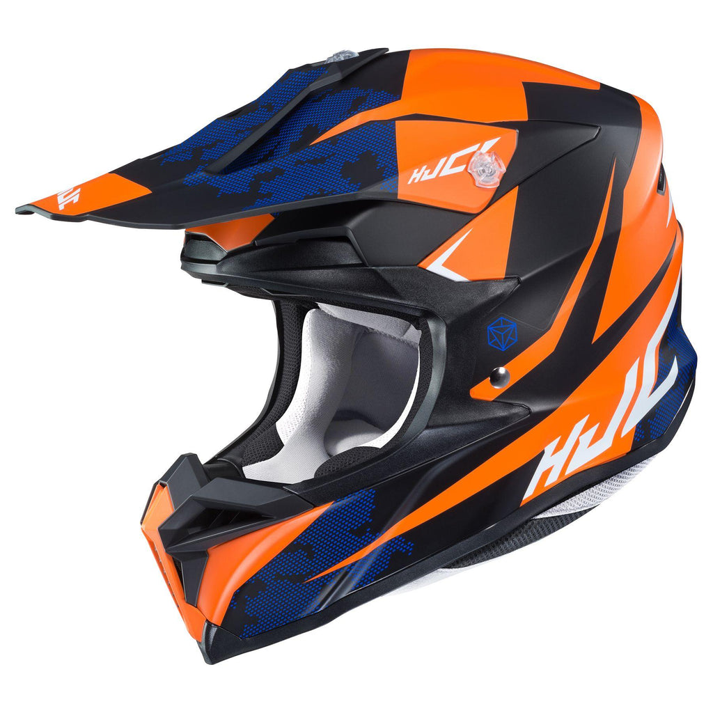 HJC i 50 Tona Black-Orange-Blue MC-7SF