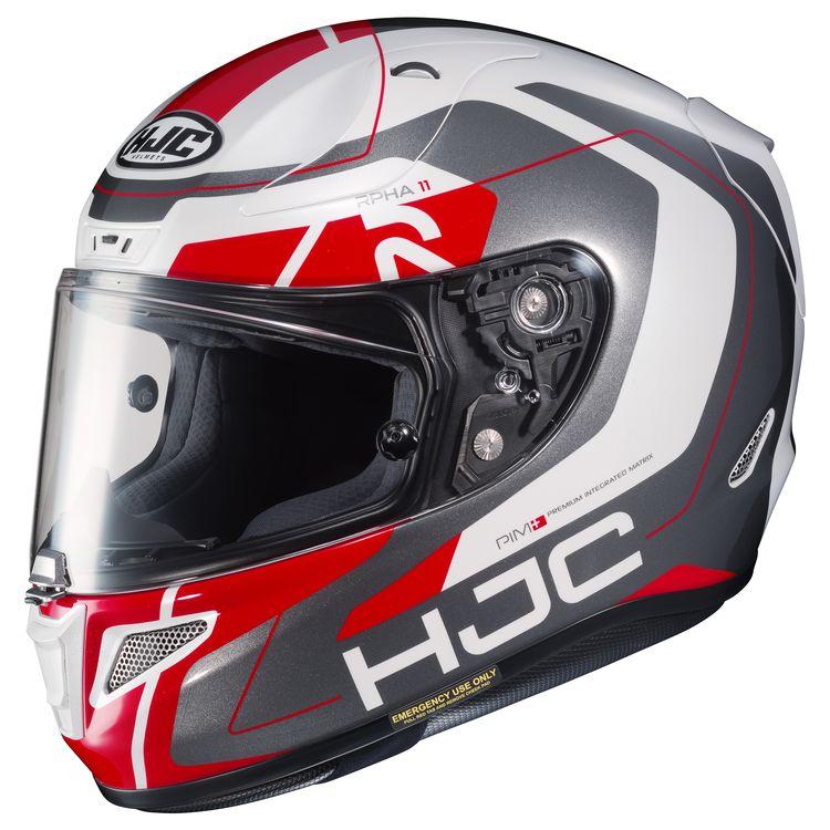 hjc cr11 helmet HJC Rpha 11 Pro Chakri Grey-White-Red Helmet