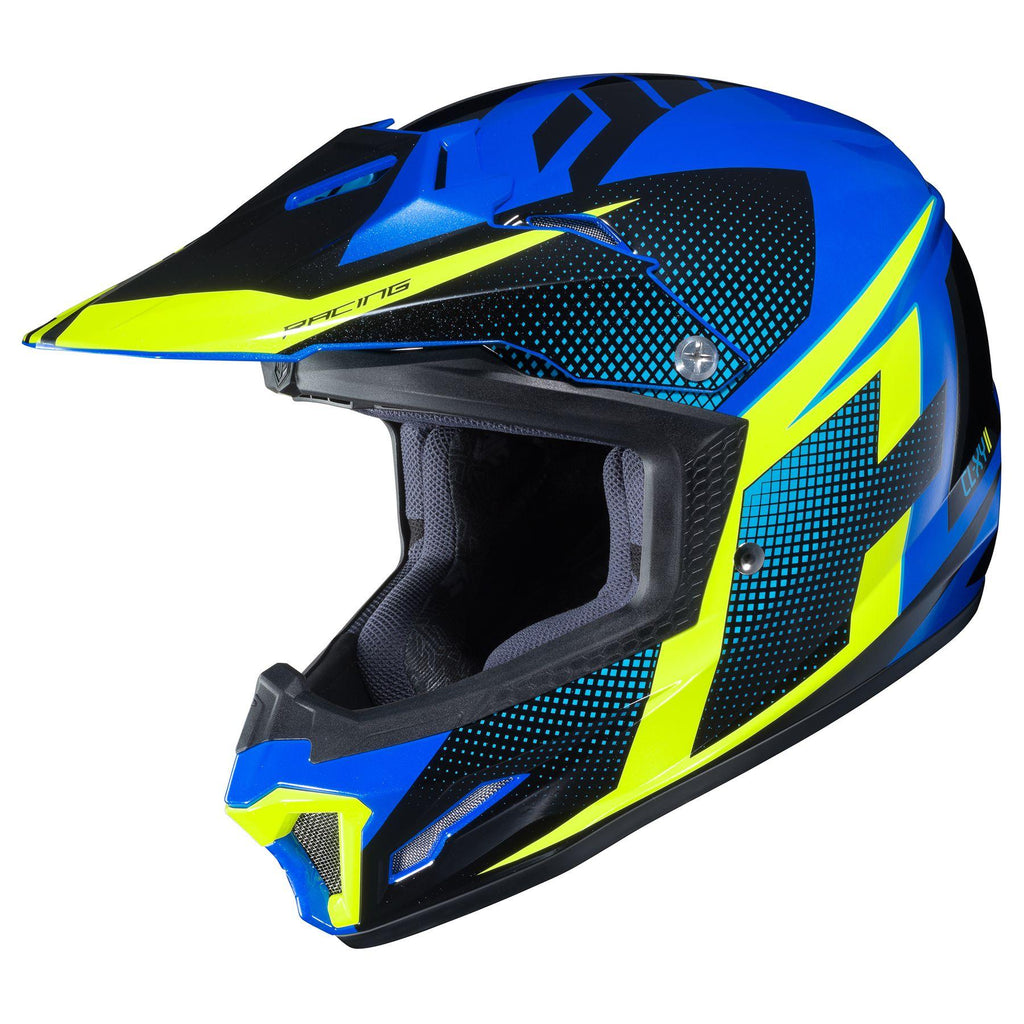 HJC CL-XY 2 Youth Argos Black-Blue-HighVis MC-23