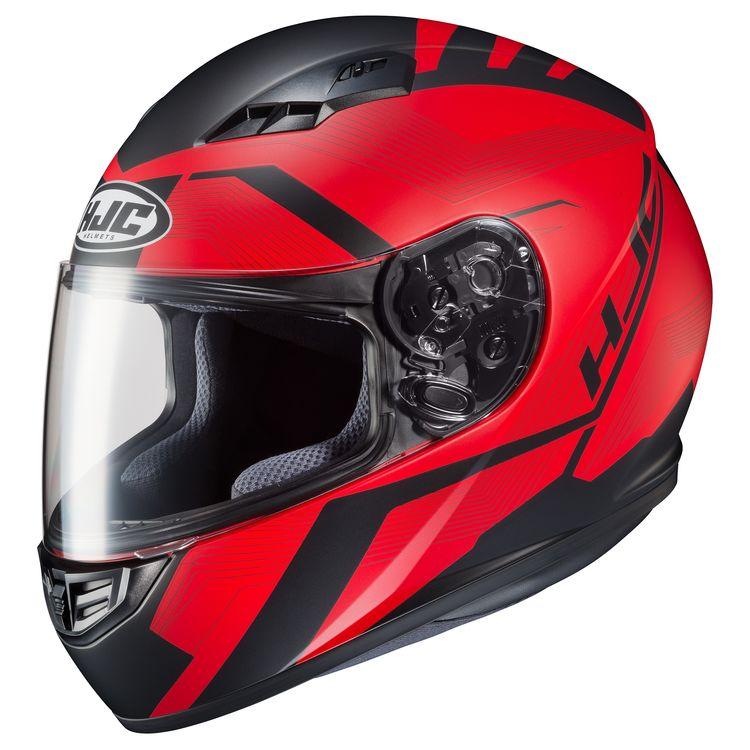hjc cs-r3 matte black full face helmet HJC CS-R3 Faren Matte Black-Red Helmet