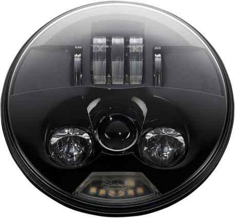 Custom Dynamics ProBEAM LED 7" Headlamp for Harley Davidson - Black