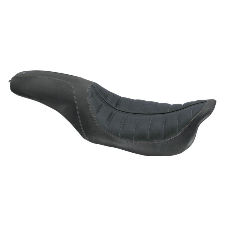 Roland Sands Design Enzo 2-Up Seat Black (Harley Davidson FL Touring 08-18)