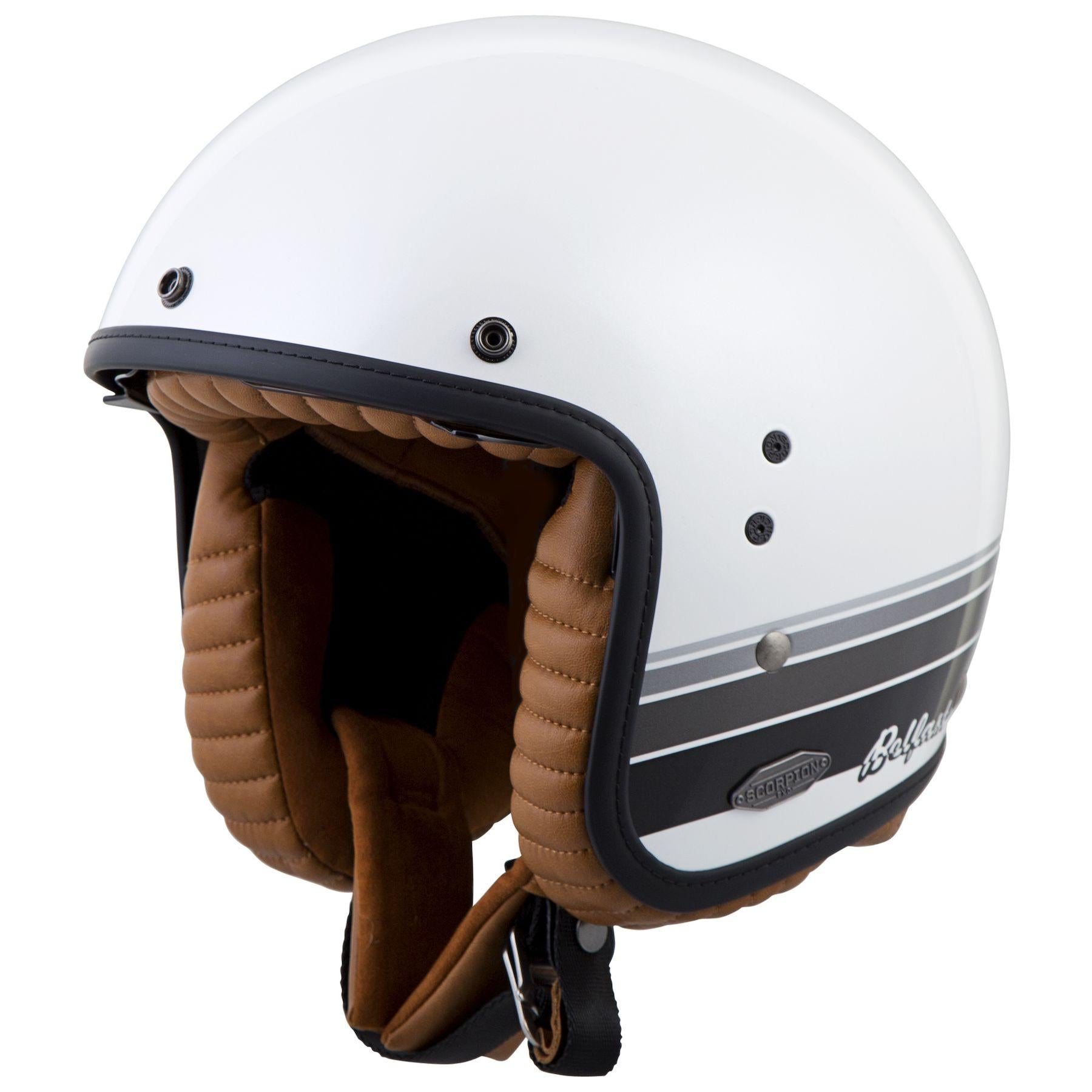 scorpion belfast helmet sizing Scorpion Belfast Blanco – Motorangutan