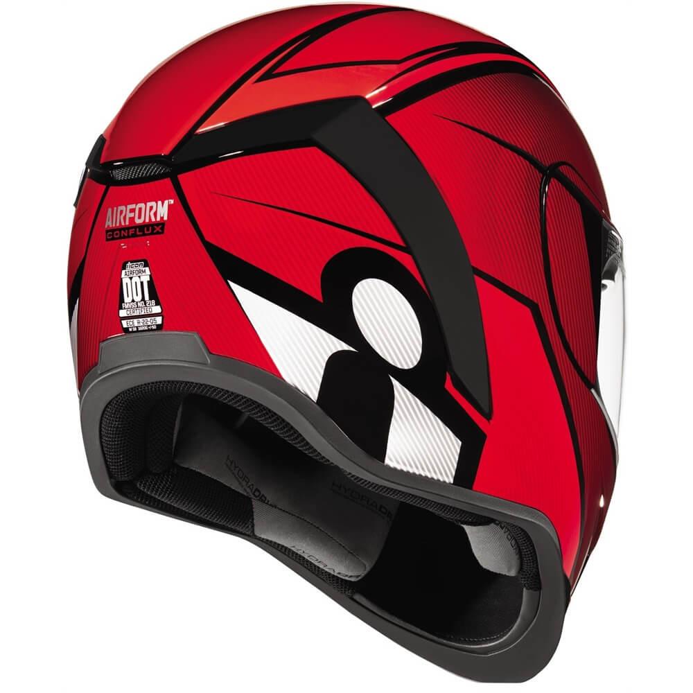 con airform lycan motorcycle helmet red Icon Airform Conflux Full Face Helmet – Motorangutan