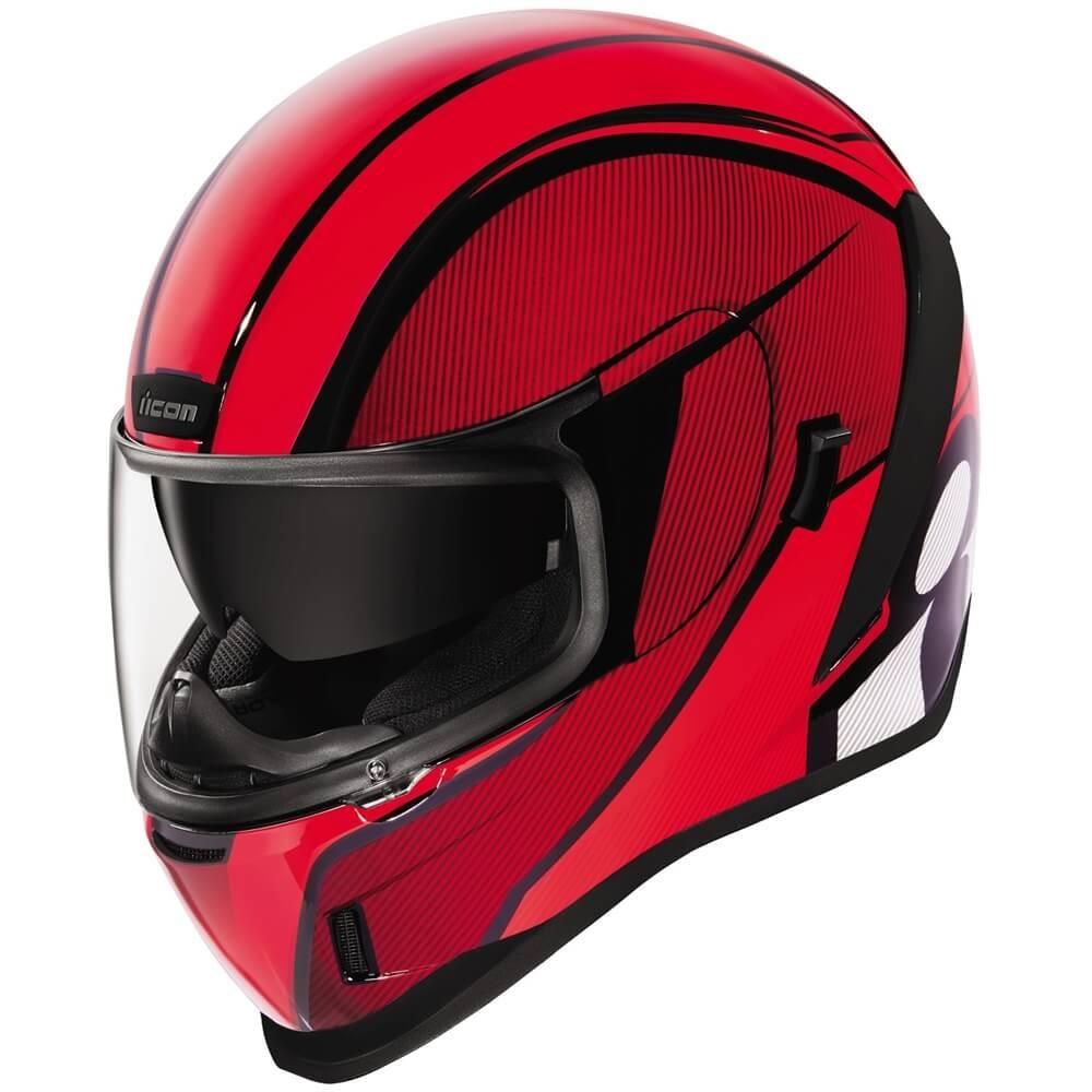 con airform lycan motorcycle helmet red Icon Airform Conflux Full Face Helmet – Motorangutan