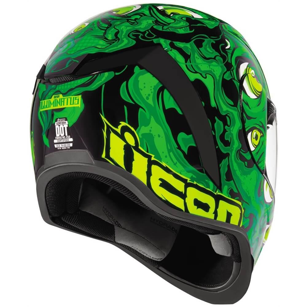 eyeballs motorcycle helmet Icon Airform Illuminatus Full Face Helmet – Motorangutan