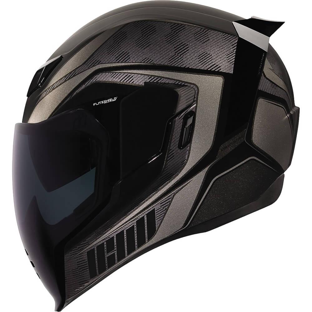 airflite motorcycle helmet full face all colors.xl gloss black Icon Airflite Raceflite Full Face Helmet – Motorangutan