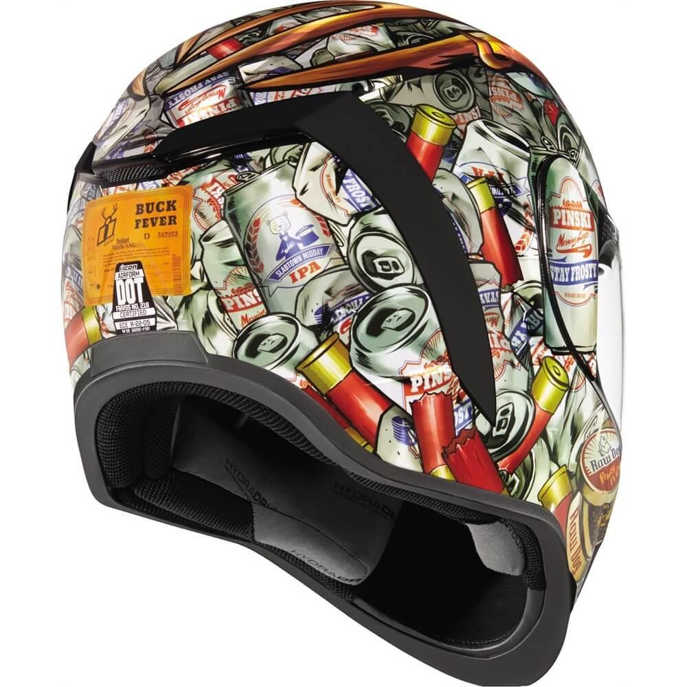 frickin sick motorcycle helmets Icon Airform Buck Fever Full Face Helmet – Motorangutan