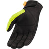 Icon Automag Hi-Viz Leather Gloves