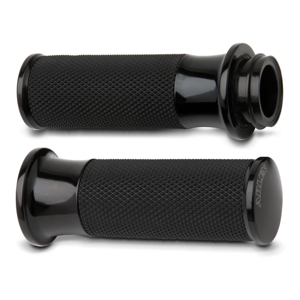 Arlen Ness Smooth Fusion Grips - Black
