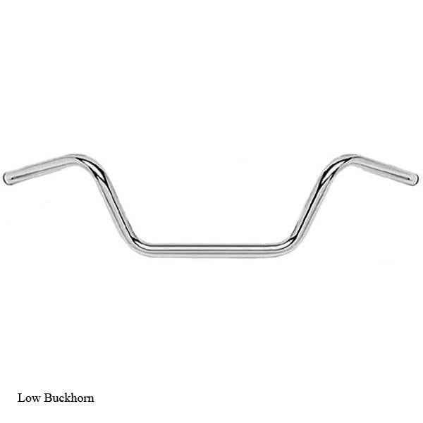 Biker's Choice 1" Low Buckhorn Custom Handlebar