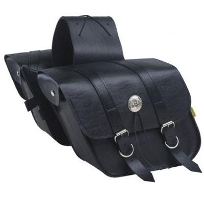 Willie and Max Deluxe Compact Slant Saddlebags