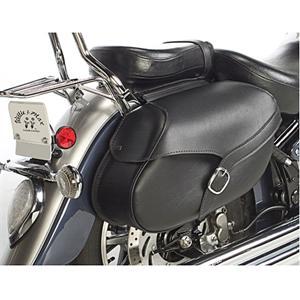 Willie & Max Revolution Hard Mount Synthetic Leather Saddlebags (Belted)