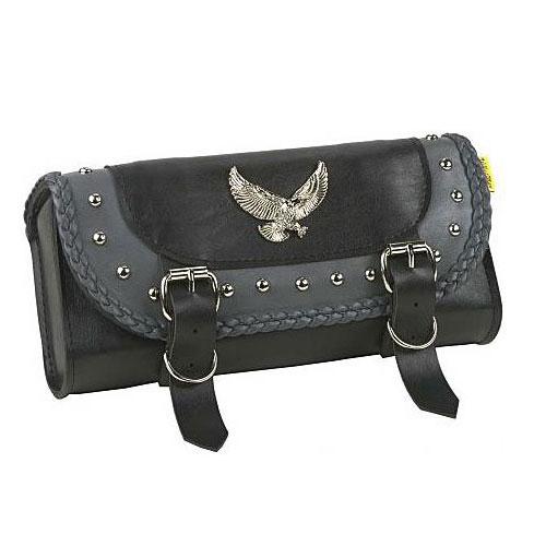 Willie and Max Grey Thunder Studded Tool Pouch