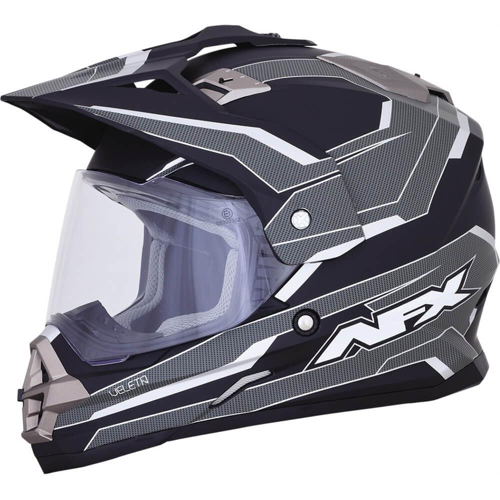 afx fx-39 urban camo dual sport motorcycle helmet FX-41DS Chin Mount For GoPro, Insta360, DJI, & more Chin Mounts alloy plastic for light weight and strength Hypo allergenic and Antimicrobial nylon liner and cheek pads are removable and washable Ear cavity space for speakers Removable Screw Casco Moto Integral Dual Sport